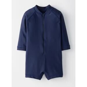 Hanna Andersson Navy Sunblock Swimmy Rash Guard Suit Size 18-24 Months | 80 cm